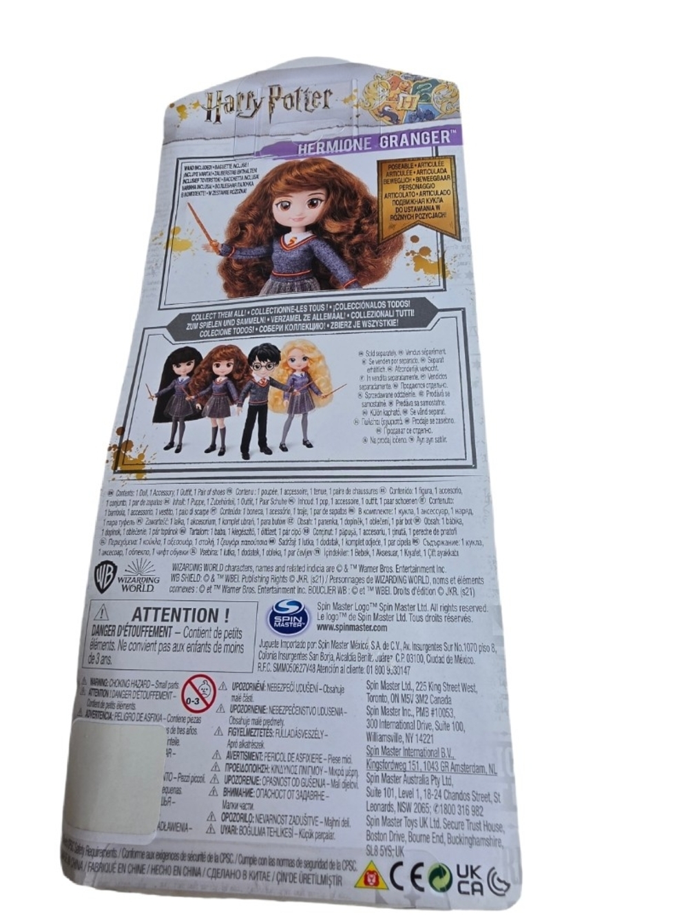 Harry Potter Hermione Granger Kids Doll - Purple Outfit - Picture 4 of 7